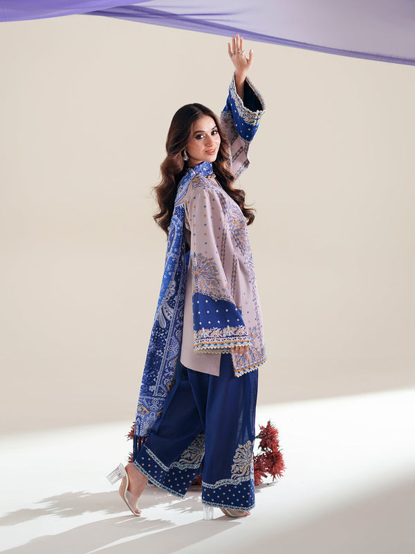 Bin Ilyas | Amour Luxury Lawn 26 |182-B by Bin Ilyas - Designer Dress  - Type : Ladies Clothes - Available at Libayah - 100% Original 