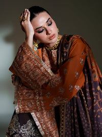 Bin Ilyas | Amour Luxury Lawn 26 | 183-A by Bin Ilyas - Designer Dress  - Type : Ladies Clothes - Available at Libayah - 100% Original 