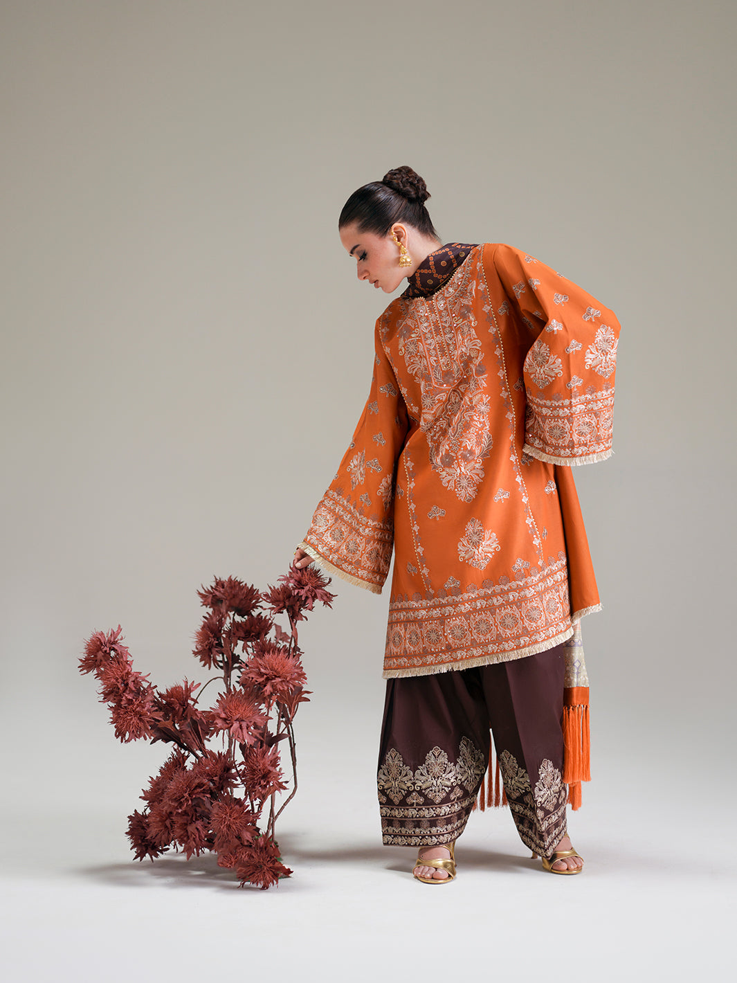 Bin Ilyas | Amour Luxury Lawn 26 | 183-A by Bin Ilyas - Designer Dress  - Type : Ladies Clothes - Available at Libayah - 100% Original 