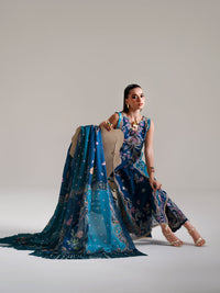Bin Ilyas | Amour Luxury Lawn 26 | 184-A by Bin Ilyas - Designer Dress  - Type : Ladies Clothes - Available at Libayah - 100% Original 