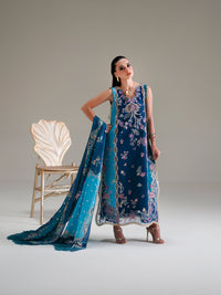 Bin Ilyas | Amour Luxury Lawn 26 | 184-A by Bin Ilyas - Designer Dress  - Type : Ladies Clothes - Available at Libayah - 100% Original 
