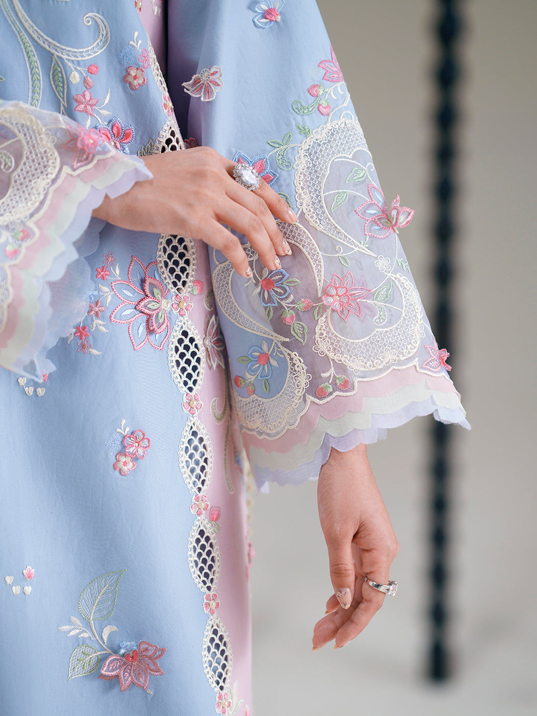 Bin Ilyas | Amour Luxury Lawn 26 | 184-B by Bin Ilyas - Designer Dress  - Type : Ladies Clothes - Available at Libayah - 100% Original 
