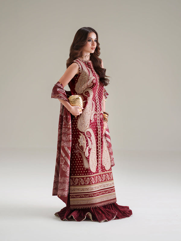 Bin Ilyas | Amour Luxury Lawn 26 | 185-A by Bin Ilyas - Designer Dress  - Type : Ladies Clothes - Available at Libayah - 100% Original 