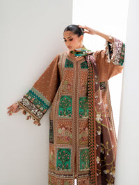 Bin Ilyas | Amour Luxury Lawn 26 | 186-B by Bin Ilyas - Designer Dress  - Type : Ladies Clothes - Available at Libayah - 100% Original 