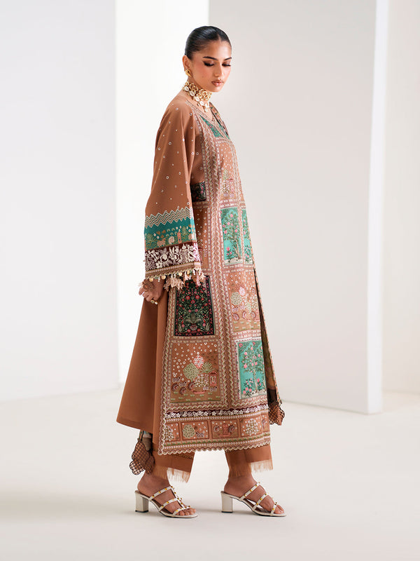 Bin Ilyas | Amour Luxury Lawn 26 | 186-B by Bin Ilyas - Designer Dress  - Type : Ladies Clothes - Available at Libayah - 100% Original 