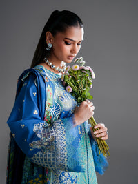 Bin Ilyas | Amour Luxury Lawn 26 |187-A by Bin Ilyas - Designer Dress  - Type : Ladies Clothes - Available at Libayah - 100% Original 