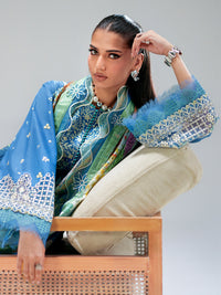 Bin Ilyas | Amour Luxury Lawn 26 |187-A by Bin Ilyas - Designer Dress  - Type : Ladies Clothes - Available at Libayah - 100% Original 