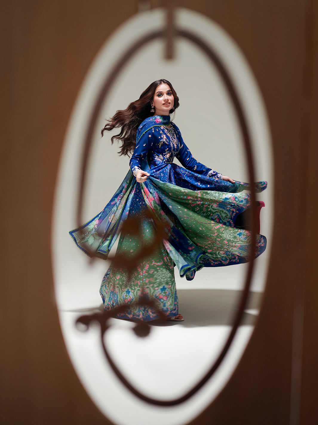 Bin Ilyas | Amour Luxury Lawn 26 | 189-A by Bin Ilyas - Designer Dress  - Type : Ladies Clothes - Available at Libayah - 100% Original 