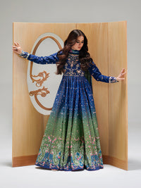 Bin Ilyas | Amour Luxury Lawn 26 | 189-A by Bin Ilyas - Designer Dress  - Type : Ladies Clothes - Available at Libayah - 100% Original 