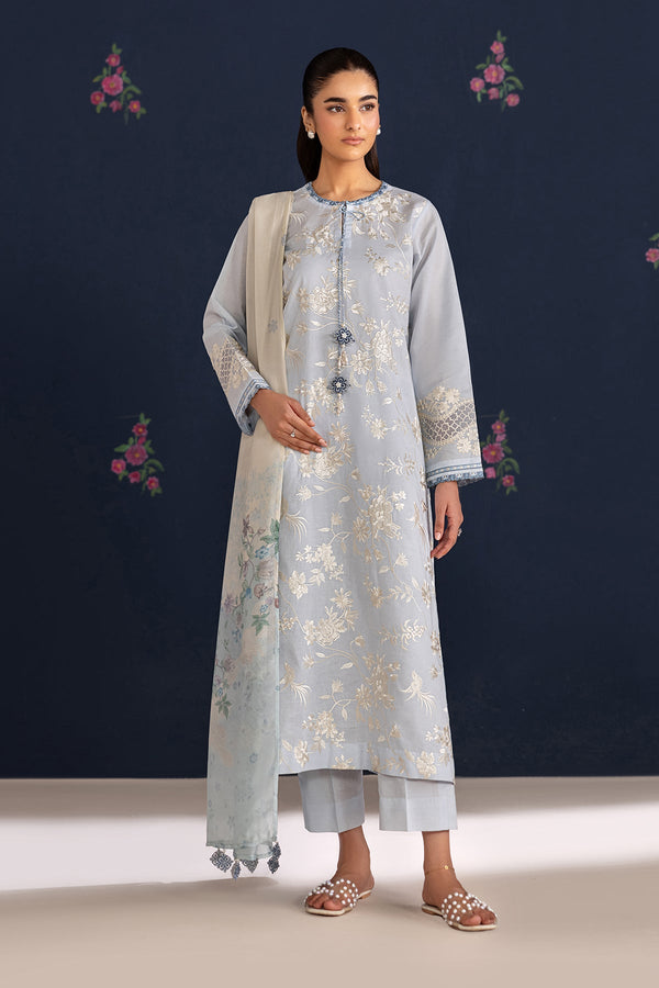 Baroque | Luxury Summer Pret | UF-4466 by Baroque - Designer Dress  - Type : Ladies Clothes - Available at Libayah - 100% Original 