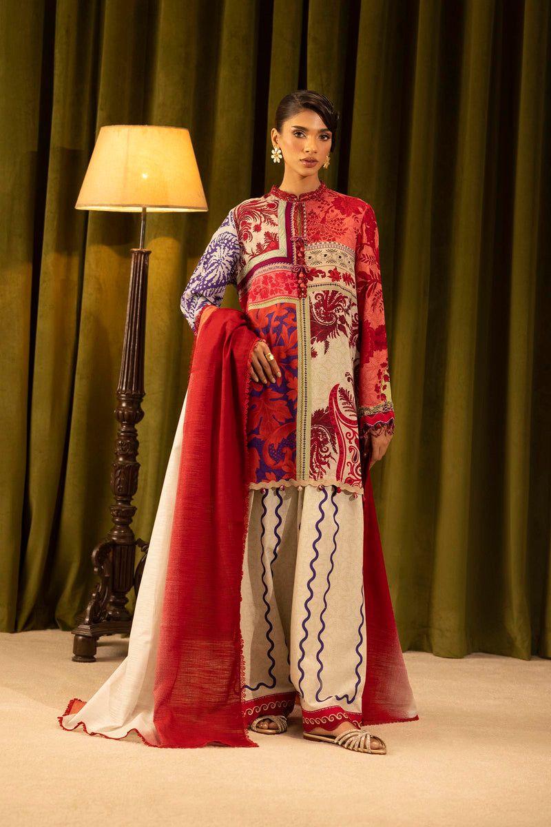 Sana Safinaz | Muzlin Winter 25 | 018A by Sana Safinaz - Designer Dress - Type : Ladies Clothes - Available at Libayah - 100% Original 