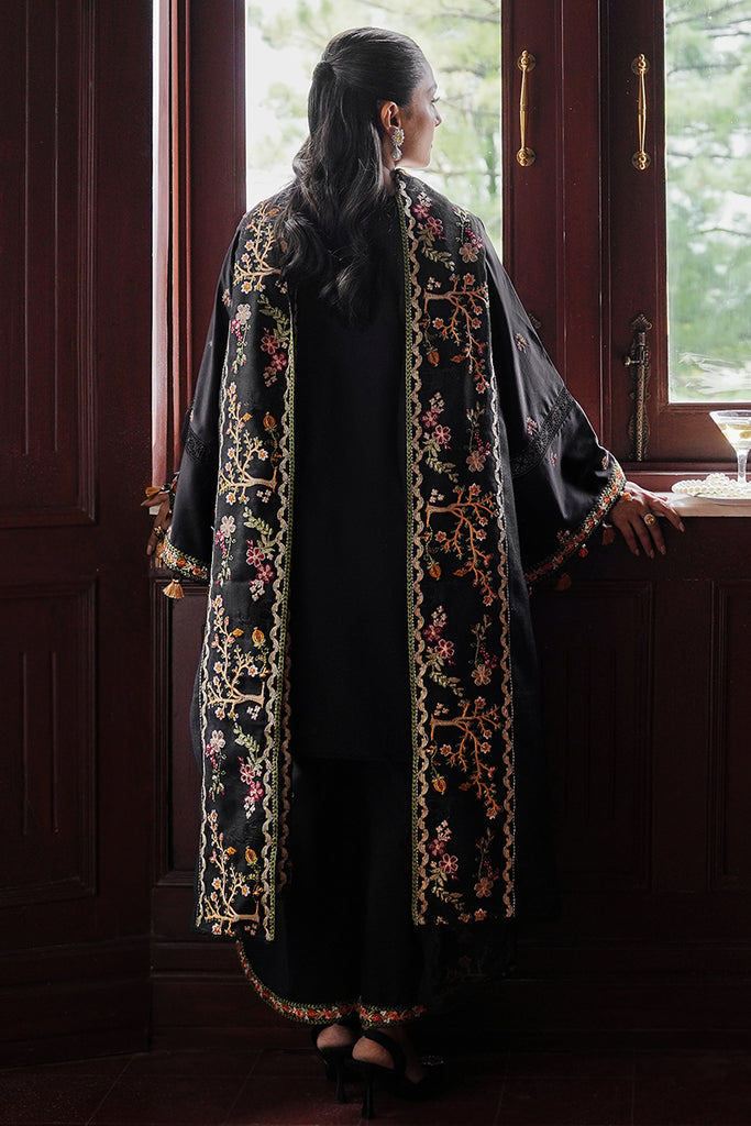 Cross Stitch | Satin De Luxe | RAVEN BLOSSOM by Cross Stitch - Designer Dress - Type: Luxury - Available at Libayah - 100% Original