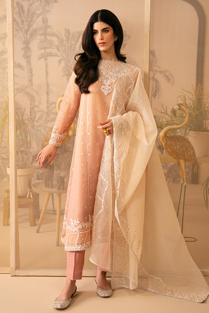 Cross Stitch | Luxe Atelier 24 | CORAL CASCADE by Cross Stitch - Designer Dress - Type: Ladies Clothes - Available at Libayah - 100% Original