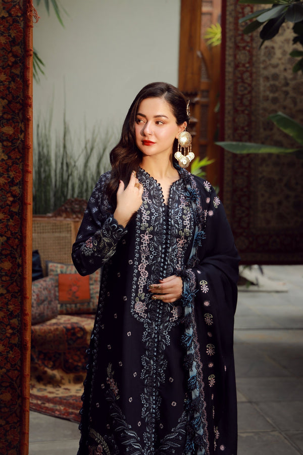 Maryam Hussain | Winter Shawl 25 | Roohi by Maryam Hussain - Designer Dress - Type : Ladies Clothes - Available at Libayah - 100% Original 