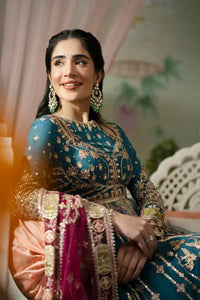 Qalamkar | Dilnaz Wedding Formals | DN-02 SABRINA by Qalamkar - Designer Dress  - Type : Wedding Dress - Available at Libayah - 100% Original 