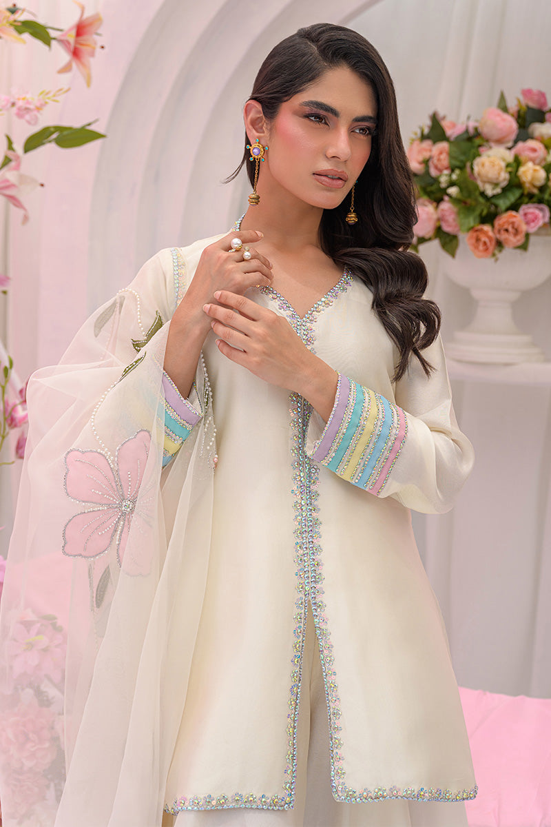 Chic Ophicial | The Maison Duo | Ivory Bloom by Chic Ophicial - Designer Dress  - Type : Ladies Clothes - Available at Libayah - 100% Original 