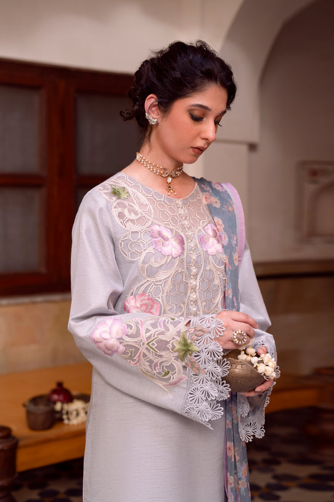 Fozia Khalid | Kahani Silk Luxury Dresses | Yasmeen by Fozia Khalid - Designer Dress - Type: Ladies Clothes - Available at Libayah - 100% Original