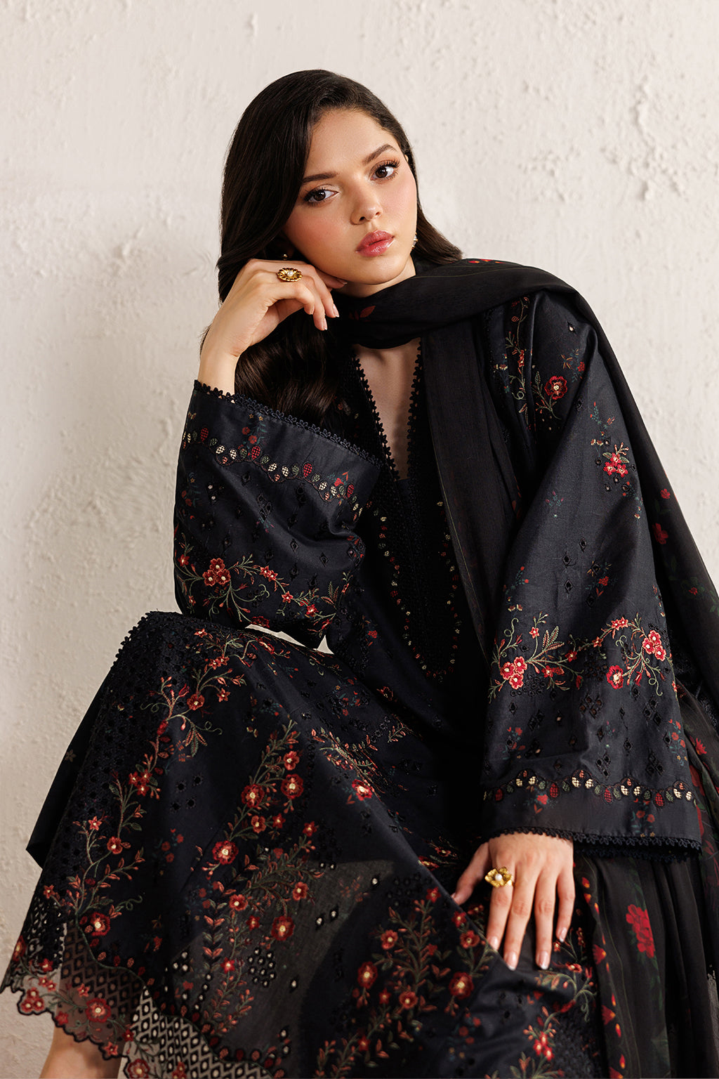 Iznik | Festive lawn 26 | IBE-11 Embroidered Lawn by Iznik - Designer Dress  - Type : Ladies Clothes - Available at Libayah - 100% Original 