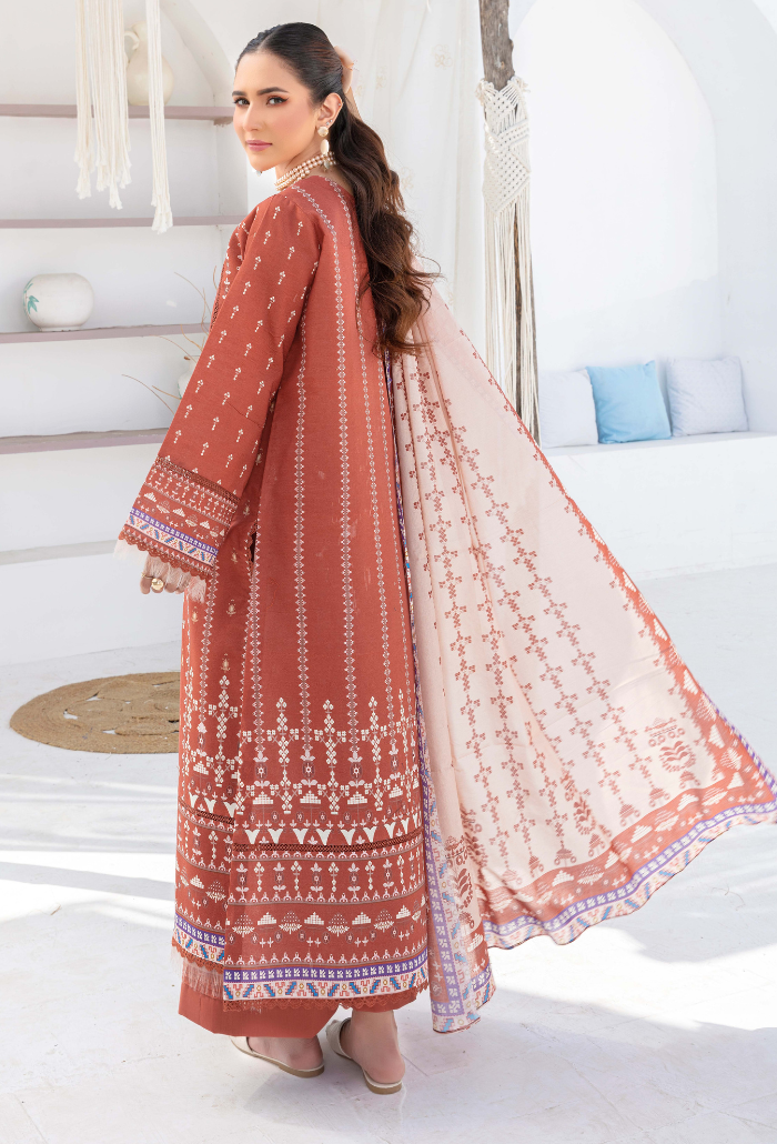 Humdum | Saira Bano Lawn 24 | D03 by HumDum - Designer Dress - Type: Ladies Clothes - Available at Libayah - 100% Original