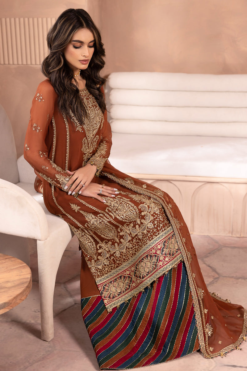 Jazmin | Formals Collection | CHIFFON UC-3040 by Jazmin - Designer Dress - Type: Ladies Clothes - Available at Libayah - 100% Original