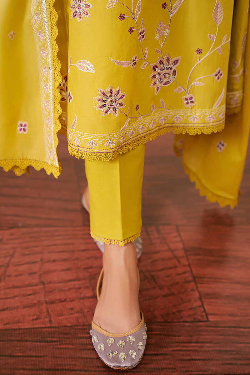 Cross Stitch | Embroidered Lawn Mahiri 24 | ORCHID MOSS by Cross Stitch - Designer Dress - Type: Luxury - Available at Libayah - 100% Original