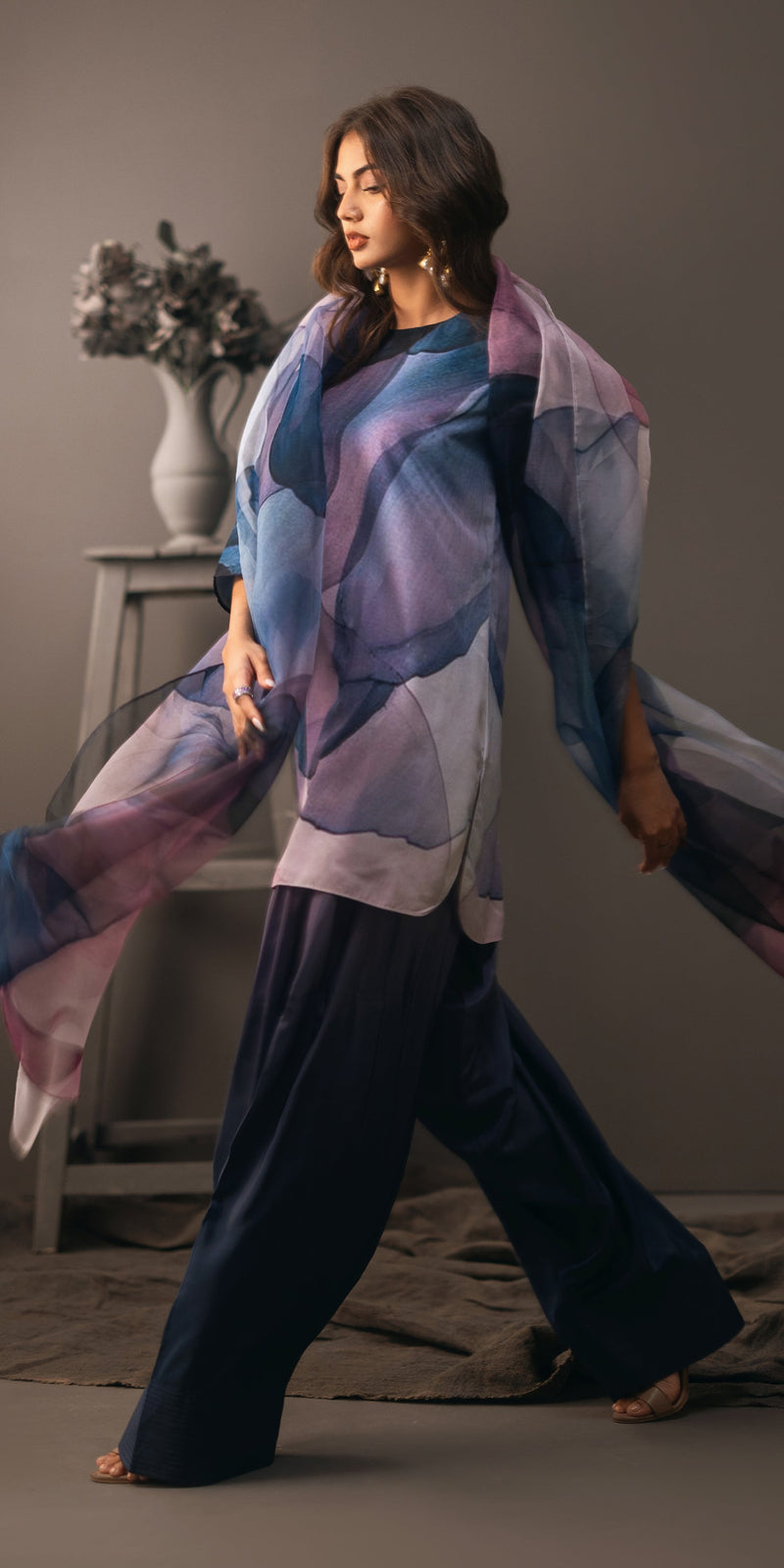 Erum Khan | Beyond Basic | URBAN BLOSSOM by Erum Khan - Designer Dress - Type: Ladies Clothes - Available at Libayah - 100% Original