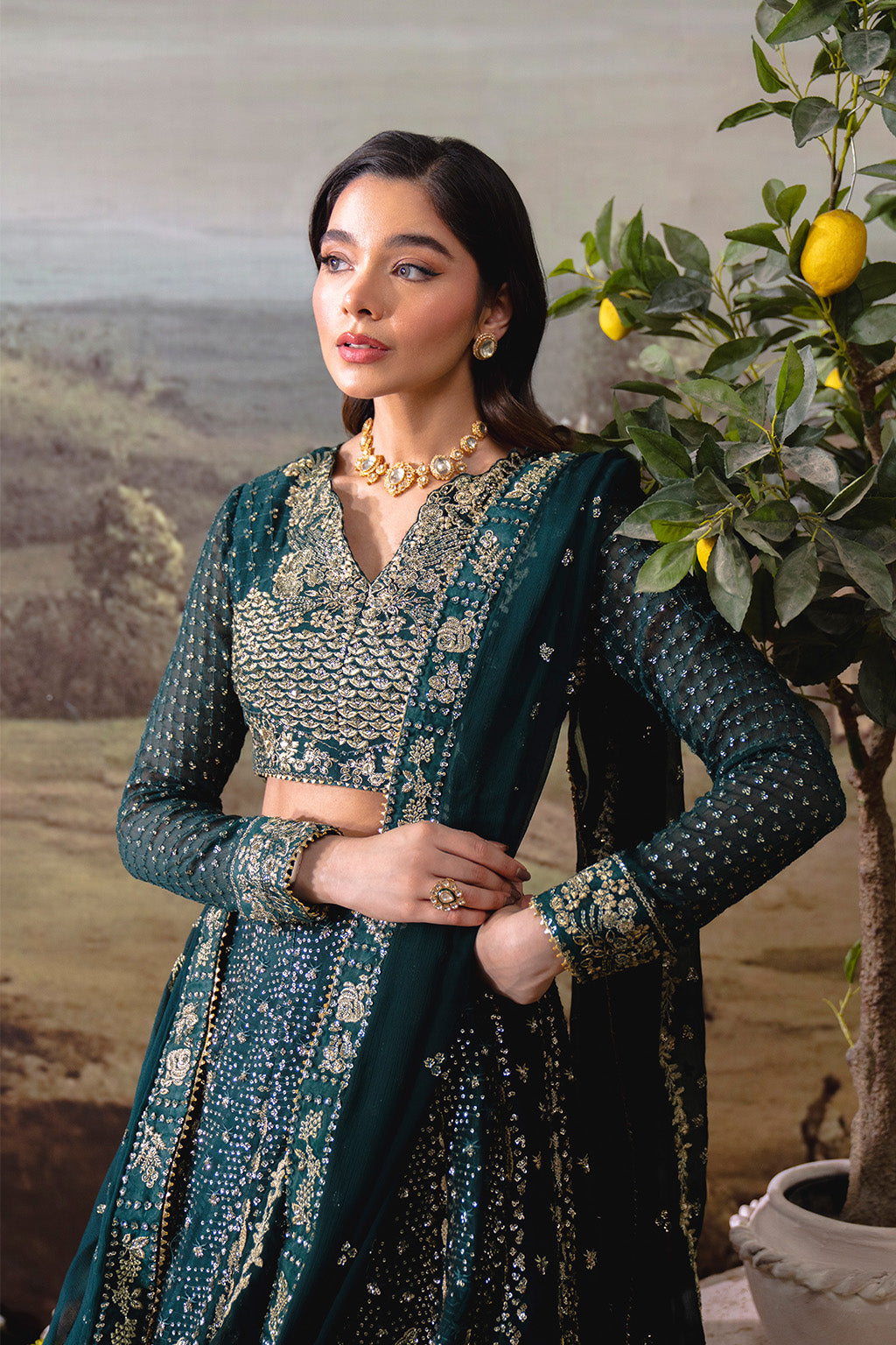 Neeshay | Dastaan Formals 25 | Shahnoor by Neeshay - Designer Dress  - Type : Ladies Clothes - Available at Libayah - 100% Original 