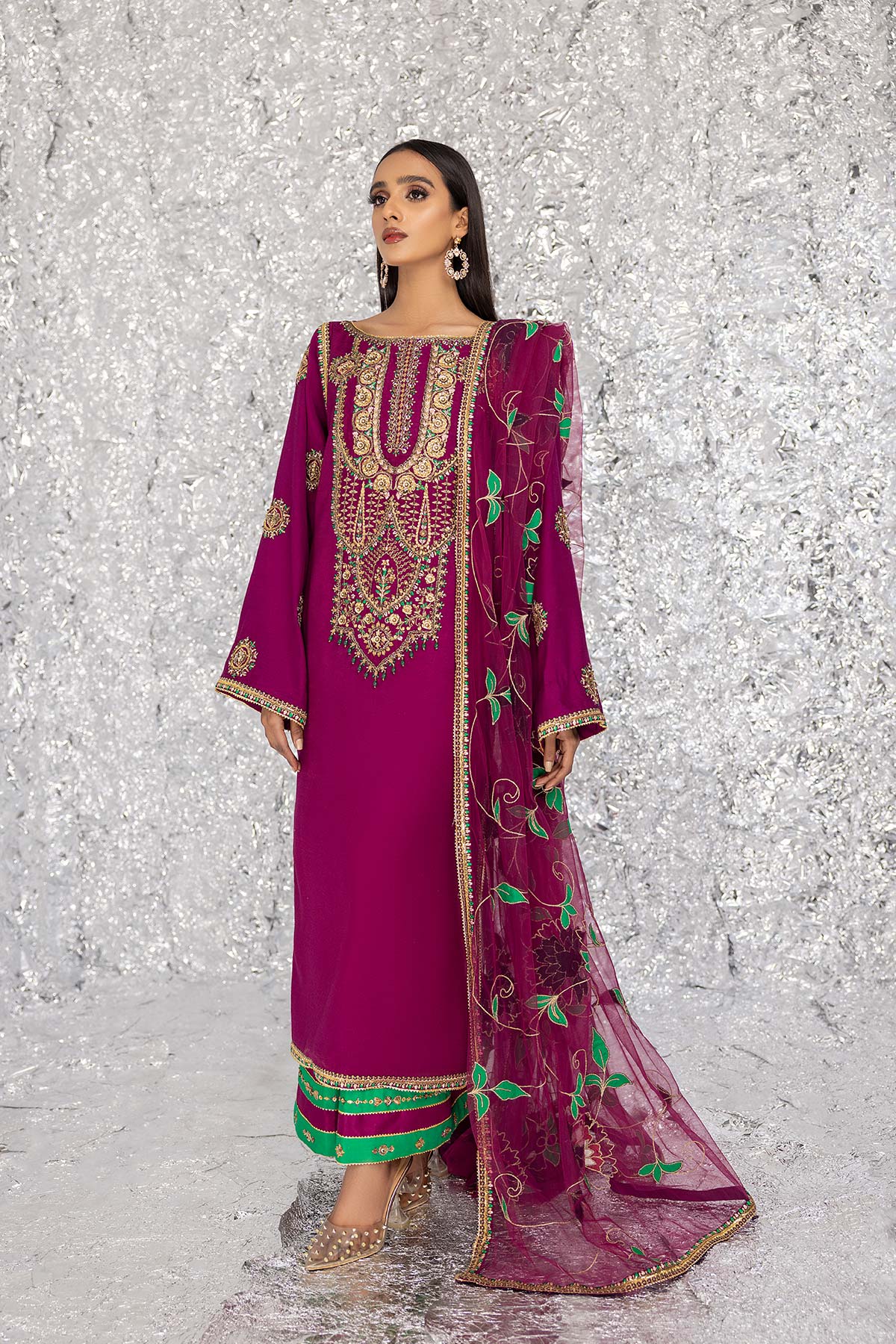 Mina Kashif | Luxury Pret | MK22-6 by Mina Kashif - Designer Dress - Type: Formal - Available at Libayah - 100% Original
