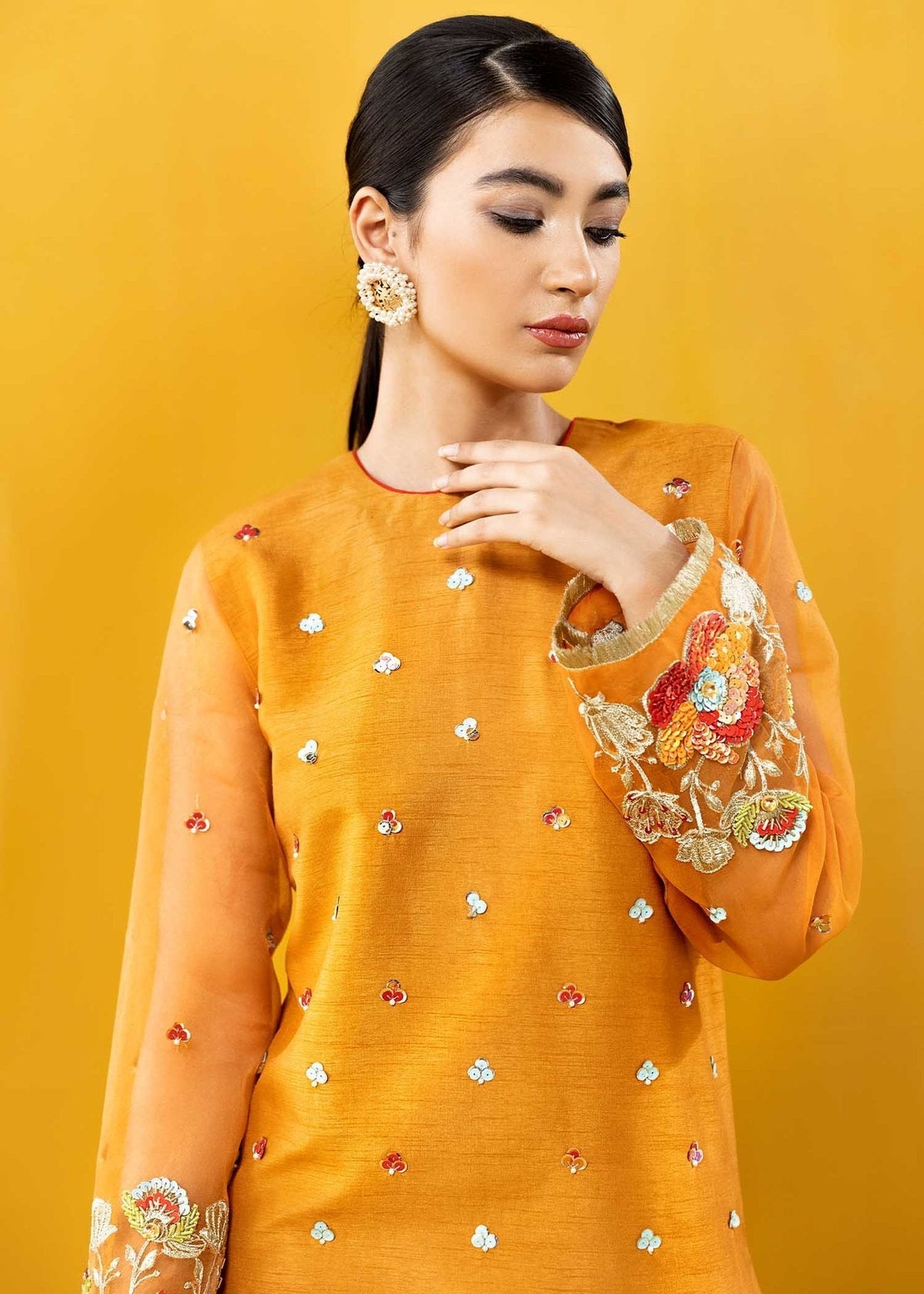 Hana | Vibrant Beyond | Floral Fantasy-VB-1002 by Hana - Designer Dress - Type: Ladies Clothes - Available at Libayah - 100% Original