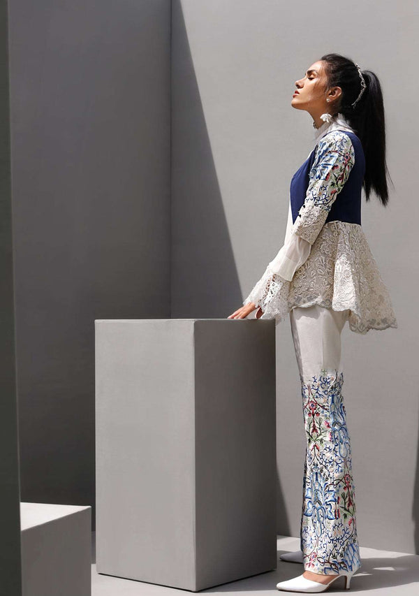Afrozeh | Basic Pret 26 RTW | NACRE by Afrozeh - Designer Dress  - Type : Ladies Clothes - Available at Libayah - 100% Original 