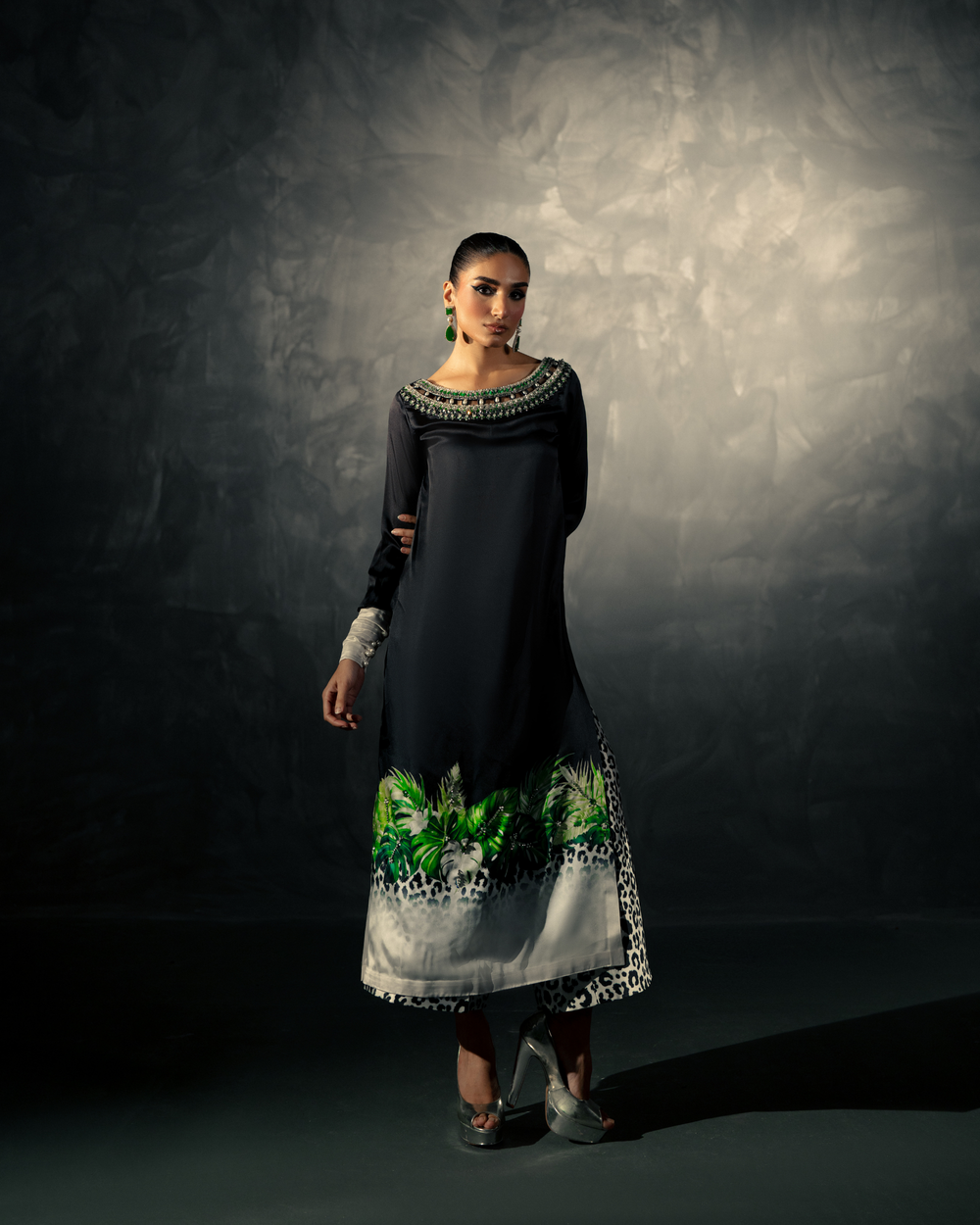 Vasal | Zyra Luxe Pret 26 | Noir Amber by Vasal - Designer Dress  - Type : Ladies Clothes - Available at Libayah - 100% Original 