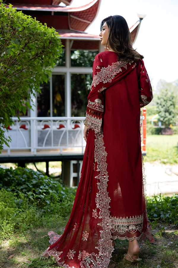 Raeesa Premium | Amani Lawn 26 | AM-004 ROSYN - by Libayah - Registered Vendor of : Raeesa Premium - 100% Original Designer Dress