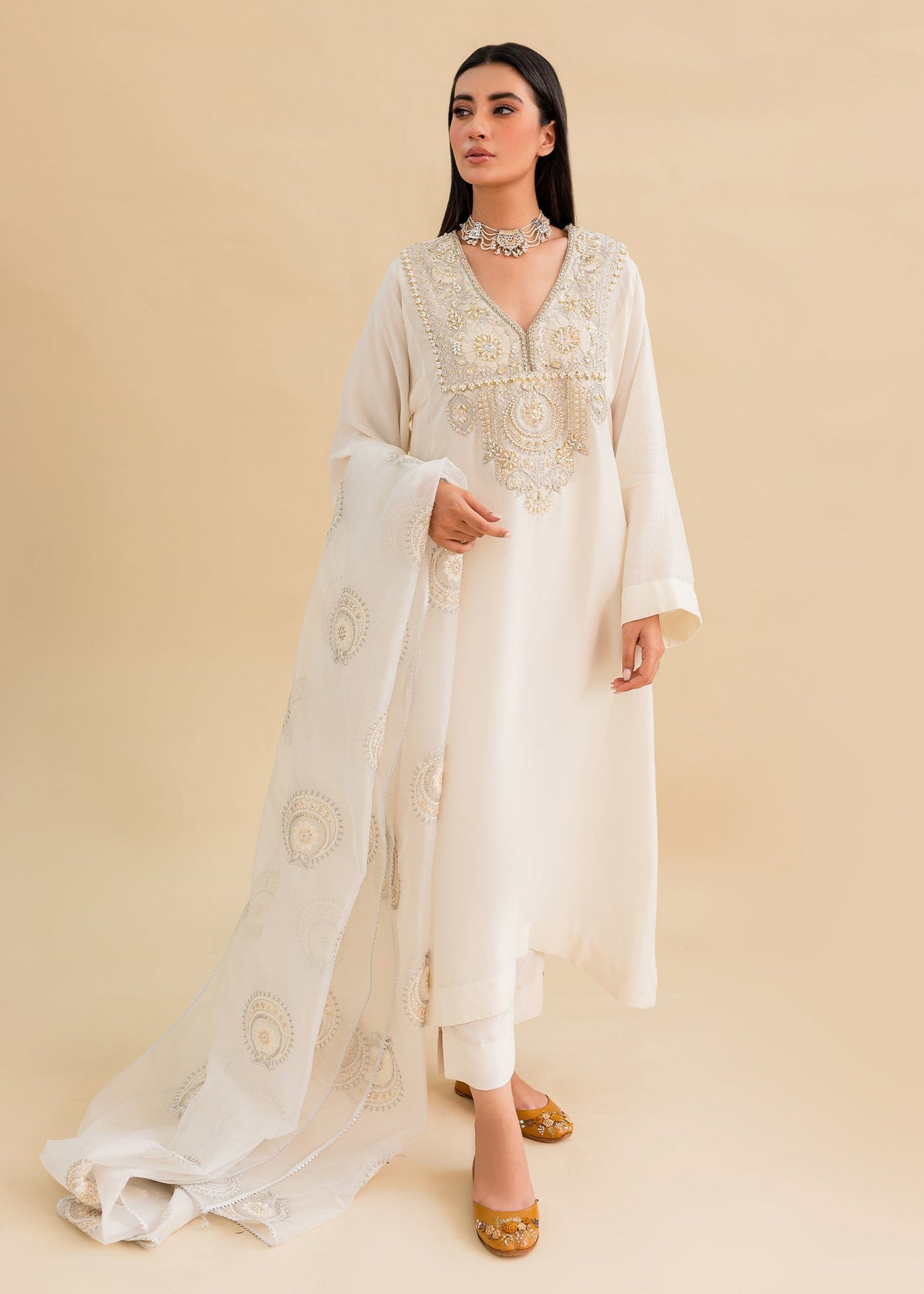 Sadaf Fawad Khan | Zinnia Festive Formals | Nysa by Sadaf Fawad Khan - Designer Dress - Type: Ladies Clothes - Available at Libayah - 100% Original