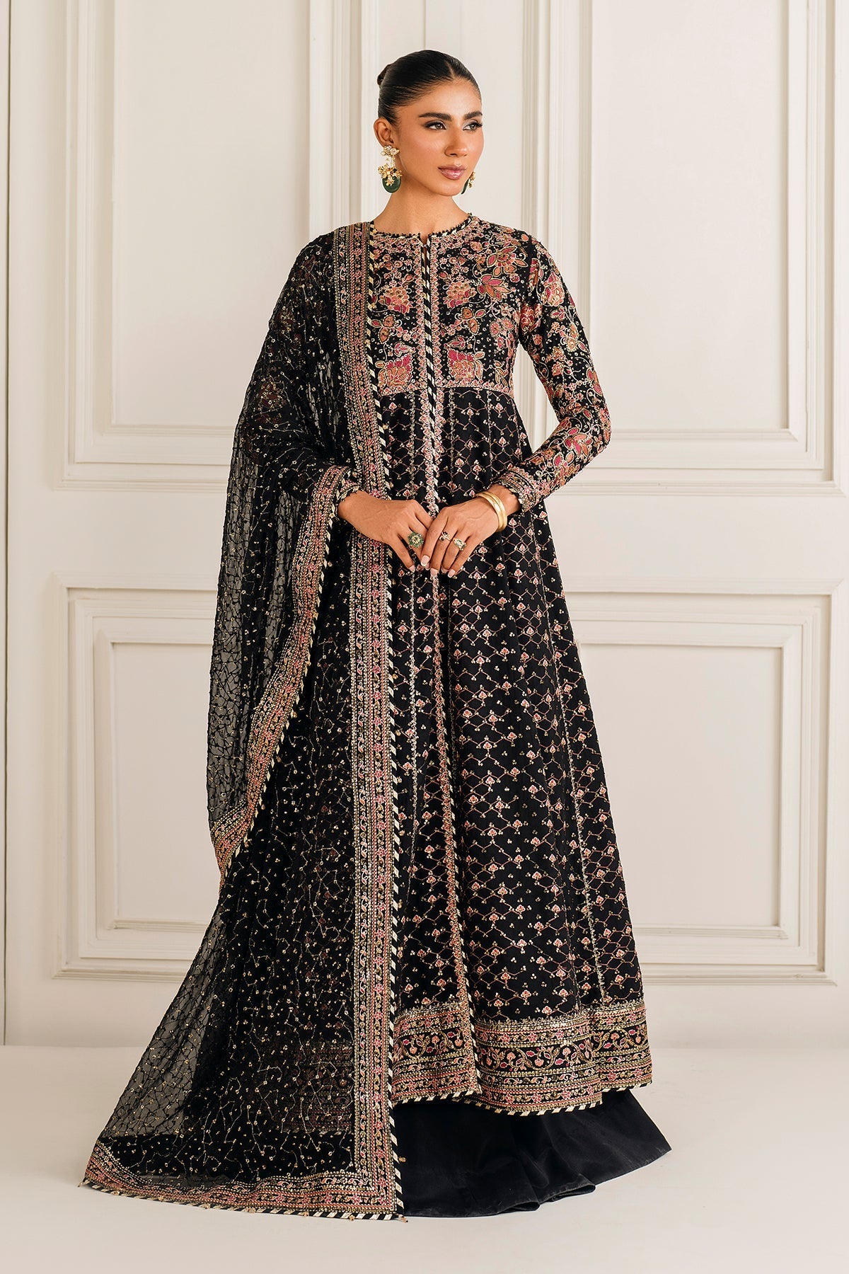 Baroque | Formal Collection | UF-4156 by Baroque - Designer Dress  - Type : Ladies Clothes - Available at Libayah - 100% Original 