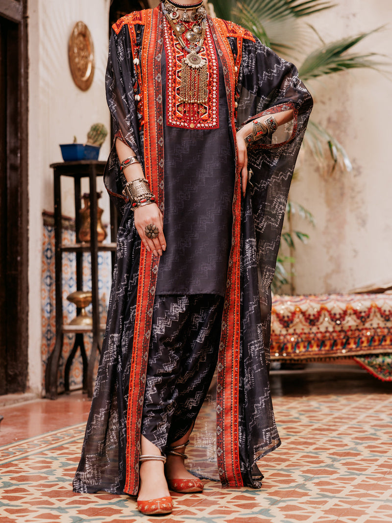 Almirah | Lok Wirsa Signature Collection | ALP-3PS-1955B by Almirah - Designer Dress - Type: Formal - Available at Libayah - 100% Original