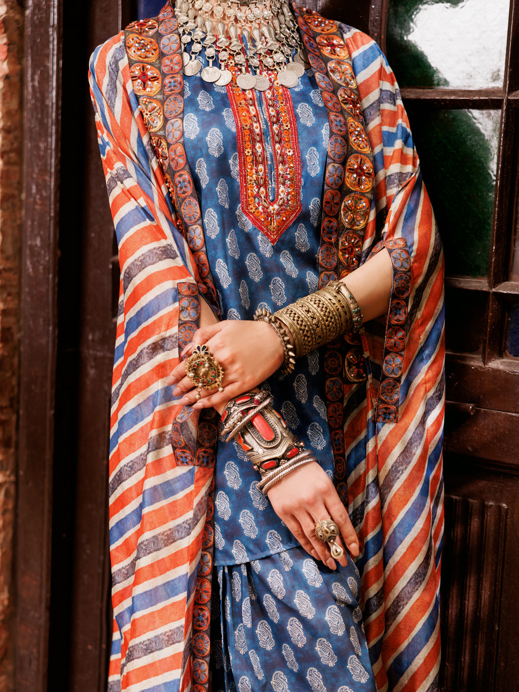 Almirah | Lok Wirsa Signature Collection | ALP-3PS-1956A by Almirah - Designer Dress - Type: Formal - Available at Libayah - 100% Original