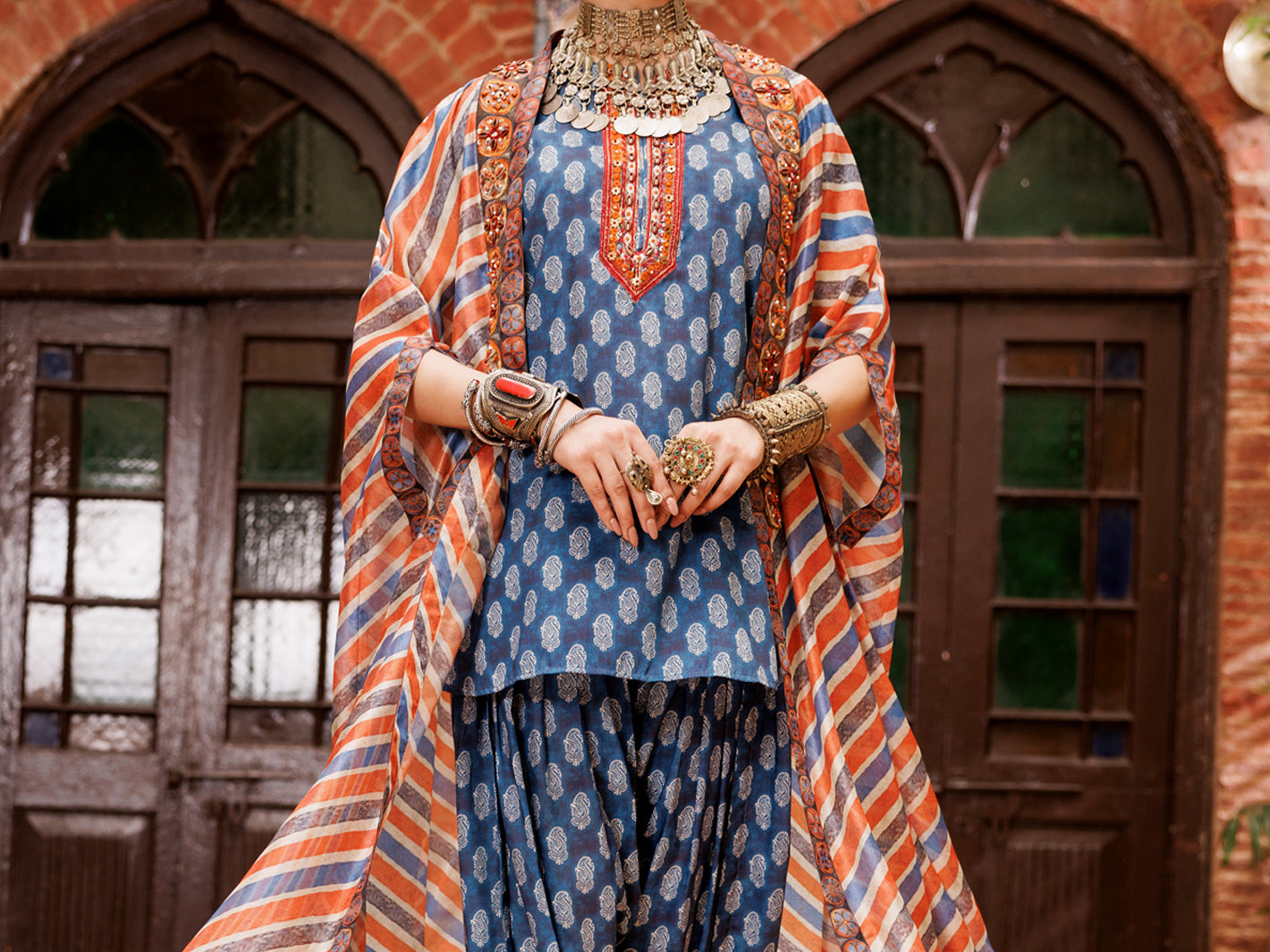 Almirah | Lok Wirsa Signature Collection | ALP-3PS-1956A by Almirah - Designer Dress - Type: Formal - Available at Libayah - 100% Original