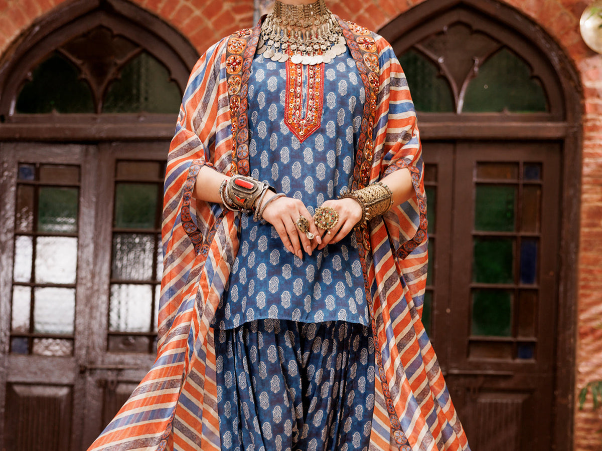 Almirah | Lok Wirsa Signature Collection | ALP-3PS-1956A by Almirah - Designer Dress - Type: Formal - Available at Libayah - 100% Original