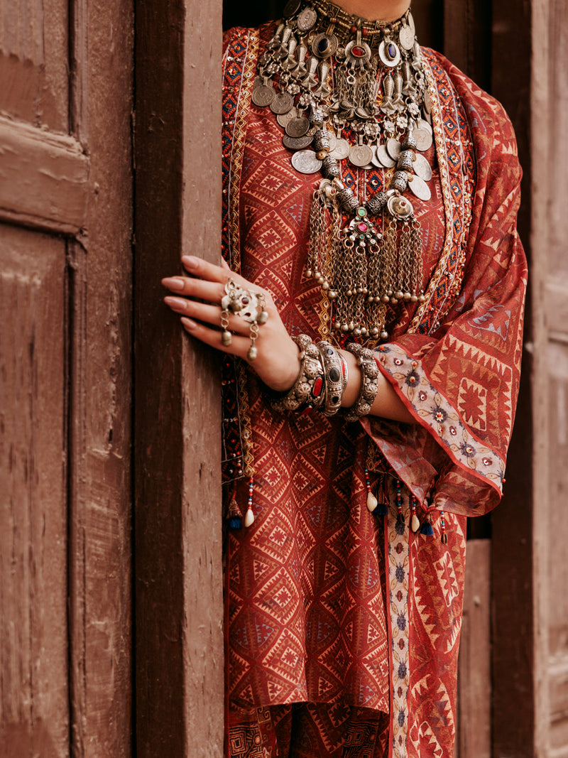 Almirah | Lok Wirsa Signature Collection | ALP-3PS-1959A by Almirah - Designer Dress - Type: Formal - Available at Libayah - 100% Original