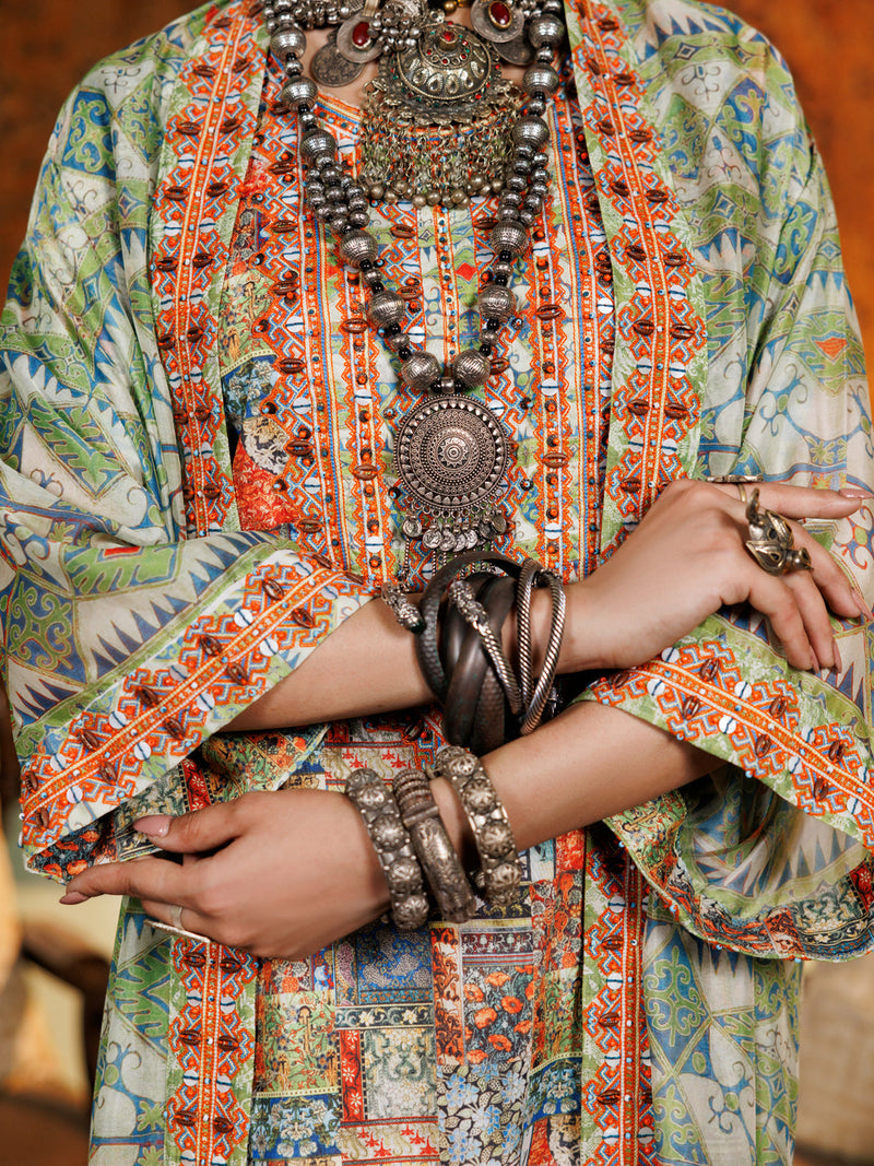 Almirah | Lok Wirsa Signature Collection | ALP-3PS-1960A by Almirah - Designer Dress - Type: Formal - Available at Libayah - 100% Original