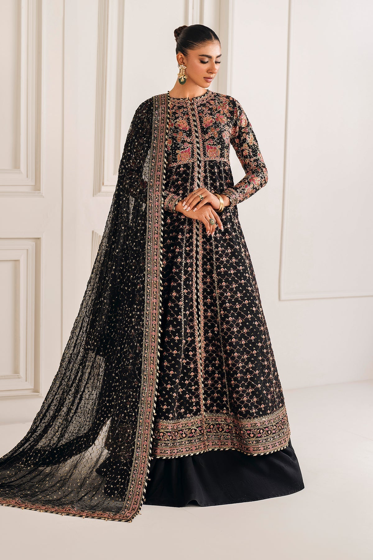 Baroque | Formal Collection | UF-4156 by Baroque - Designer Dress  - Type : Ladies Clothes - Available at Libayah - 100% Original 