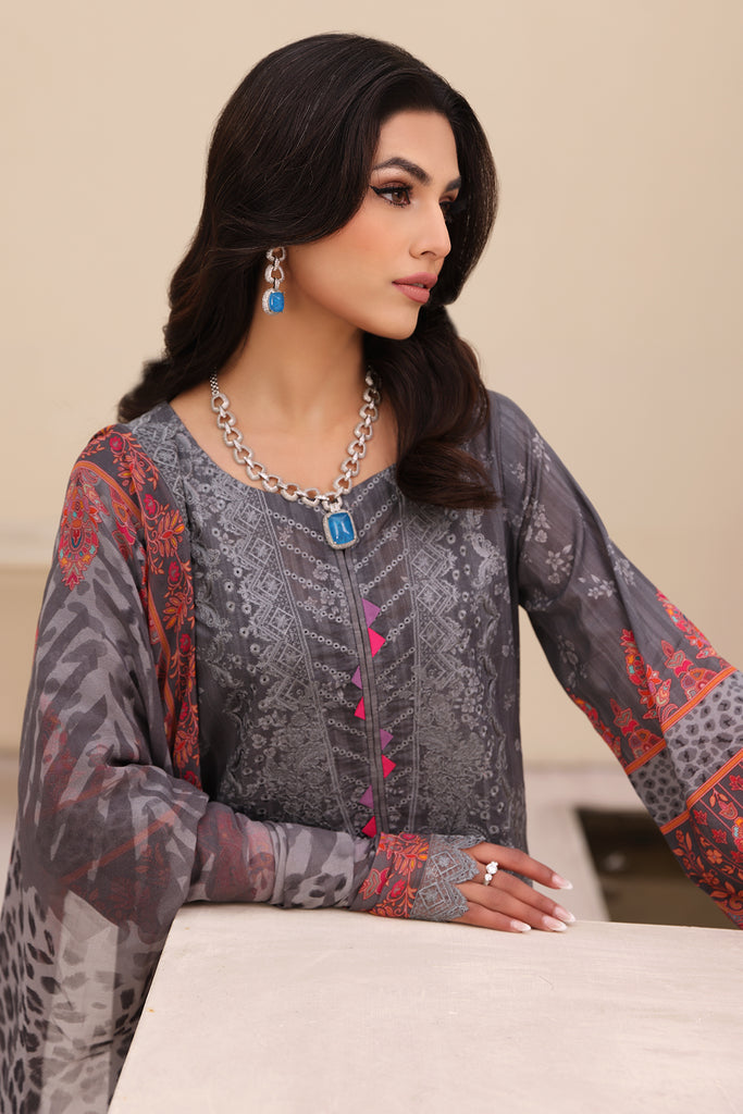 Charizma | Naranji Embroidered Lawn 24 | CN4-006 by Charizma - Designer Dress - Type: Ladies Clothes - Available at Libayah - 100% Original