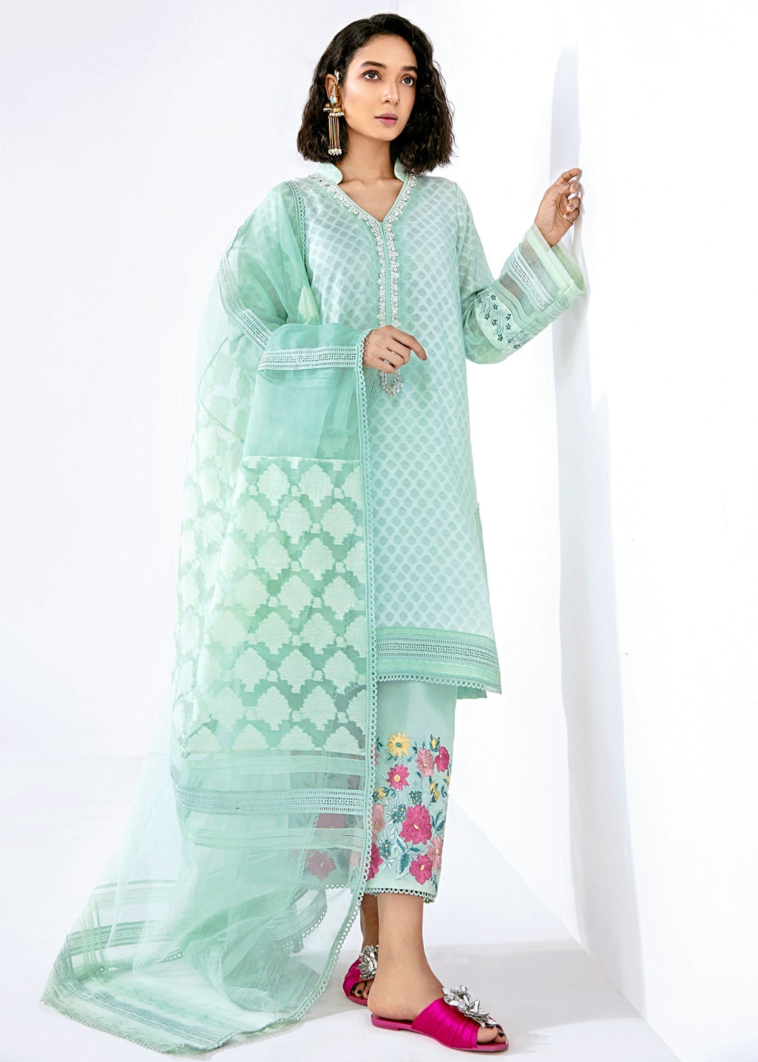 Saira Shakira | Luxury Pret | Garnet by Saira Shakira - Designer Dress  - Type : Ladies Clothes - Available at Libayah - 100% Original 