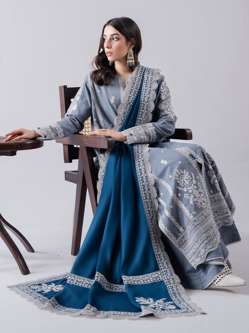 Faiza Faisal | Winter Edit 2024 | ELAAF by Faiza Faisal - Designer Dress - Type: Ladies Clothes - Available at Libayah - 100% Original
