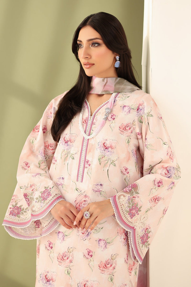 Baroque | Eid Printique | EMBROIDERED PRINTED LAWN UF-4177 by Baroque - Designer Dress - Type: Ladies Clothes - Available at Libayah - 100% Original