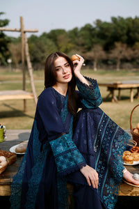 Azure | Luxury Lawn 26 | Blueberry by Azure - Designer Dress  - Type : Ladies Clothes - Available at Libayah - 100% Original 