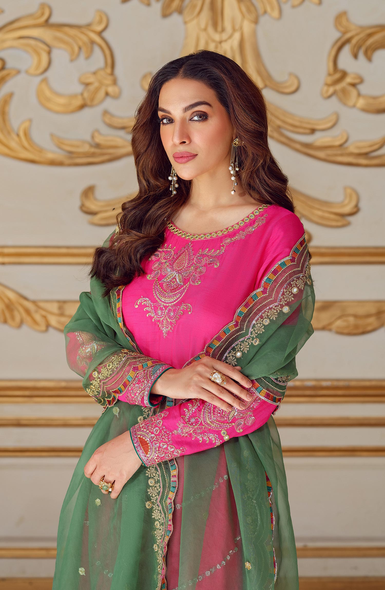 Mina Kashif | Luxury Pret | MK23-08 by Mina Kashif - Designer Dress - Type: Formal - Available at Libayah - 100% Original