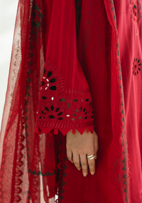 Zarqash | Whispers of Summer | CRIMSON BLOOM - Designer Dress - Type : Ladies Clothes - Available at Libayah - 100% Original