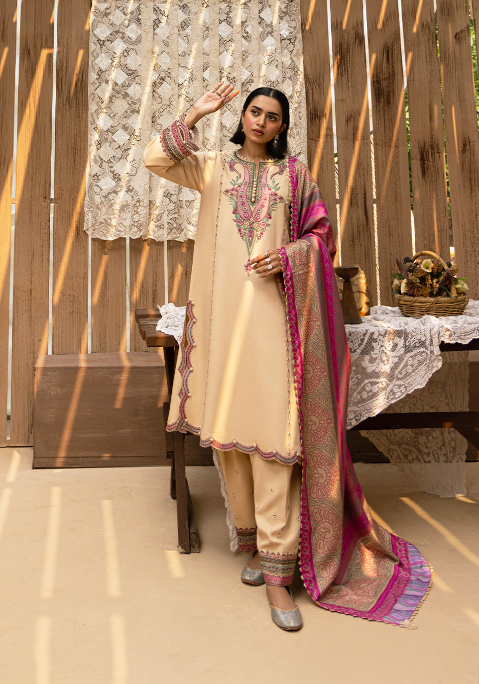 Zarqash | Kaya Casual Pret Fall 24 | ZQ 004 NAYA by Zarqash - Designer Dress - Type: Ladies Clothes - Available at Libayah - 100% Original