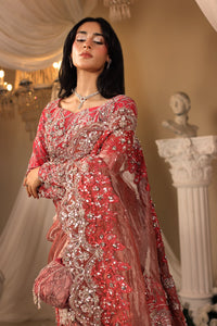 Musferah Saad | Casa Blance |Coral Majesty by Musferah Saad - Designer Dress  - Type : Ladies Clothes - Available at Libayah - 100% Original 
